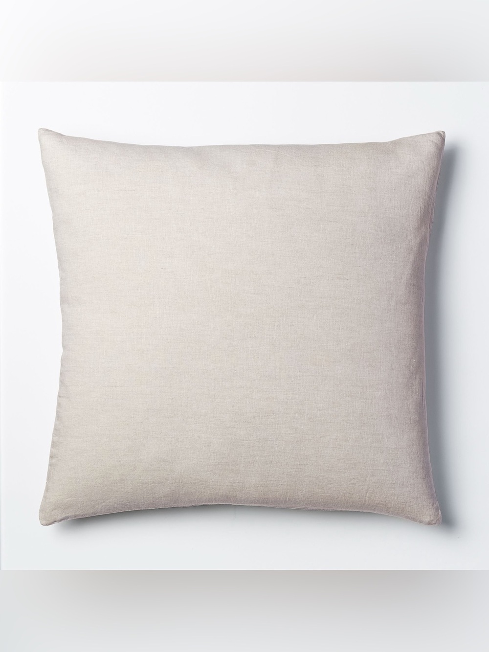 West Elm European Flax Linen Sham in Natural Color NEW size King Set of 2 - Picture 4 of 10